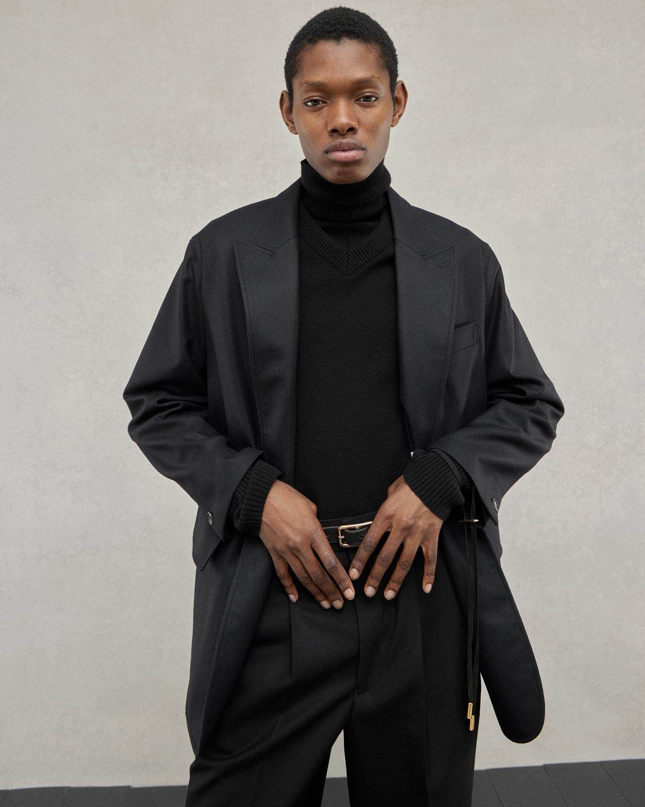 THE RERACS ブラック カバーオール メンズ THE RERACS│ザ・リラクス / MENS