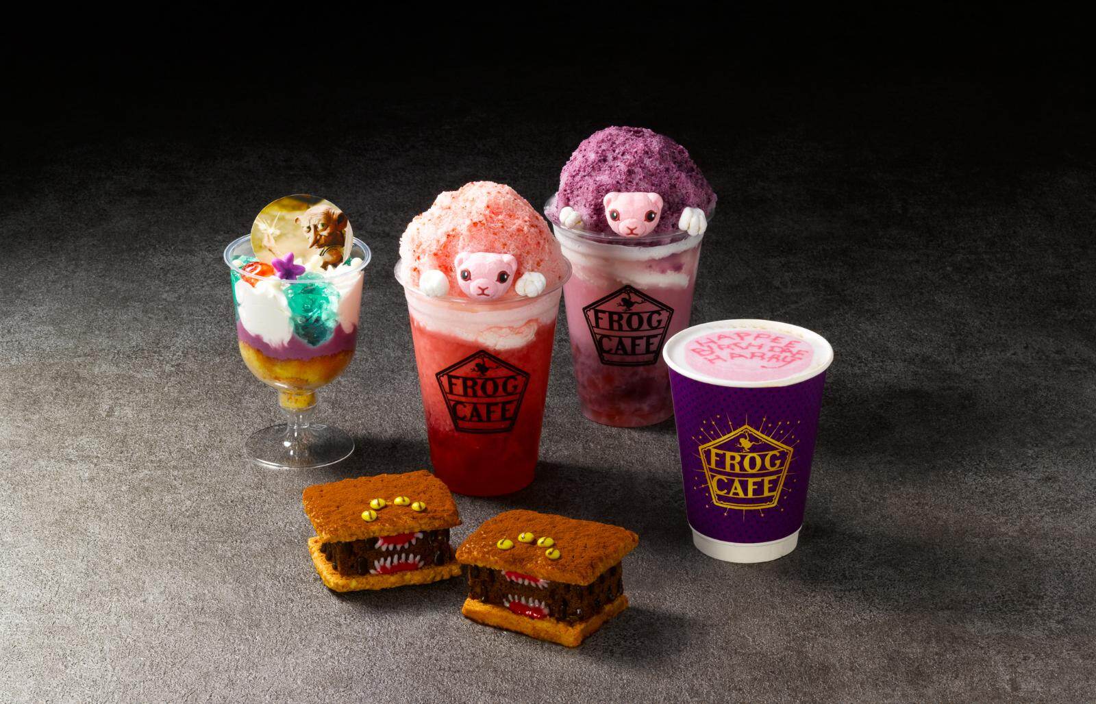 スタジオツアー東京「ハリー・ポッター」魔法動物ピグミーパフかき氷ドリンク＆怪物的な怪物の本ブラウニー｜写真1