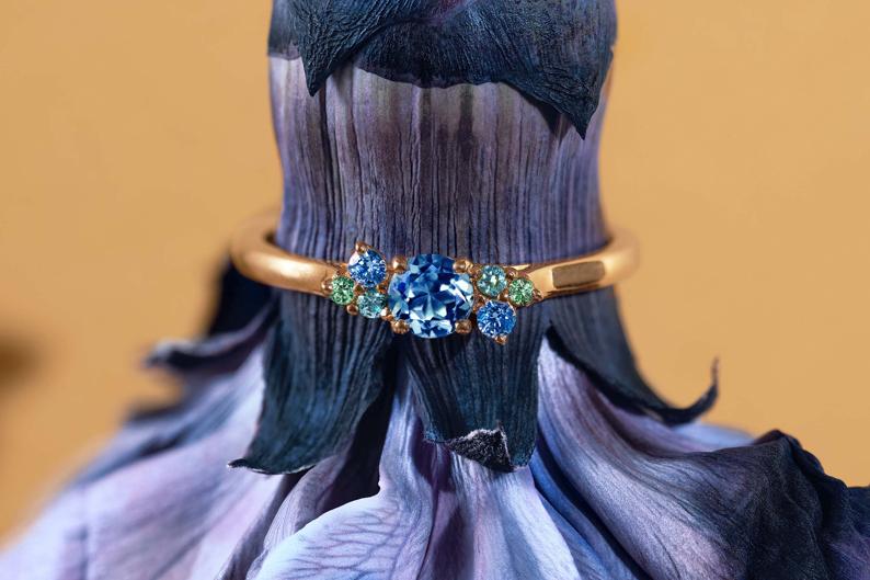 天然石｜“海＆サンセット着想”カラーストーン輝くリング、フランス発ジュエリーブランド ジェミオから