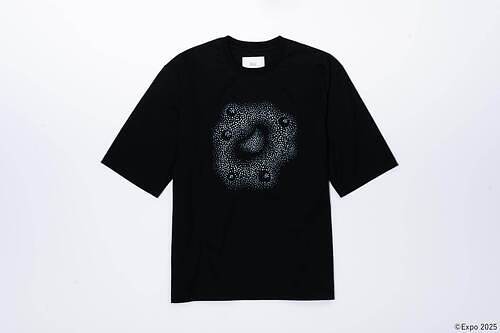 「ミャクミャク」を“2,000個の目玉”で表現、ハトラの大阪・関西万博限定Tシャツ