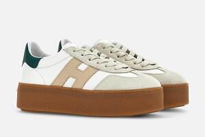 ホーガン”ミラノの建造物”着想カラーのウィメンズスニーカー、軽量の厚底ソールで