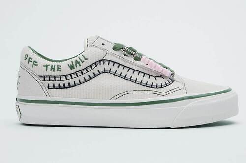 Vansのスニーカー「オールドスクール」パッチワーク刺繍や“色が変わる”黒レザーでアレンジ