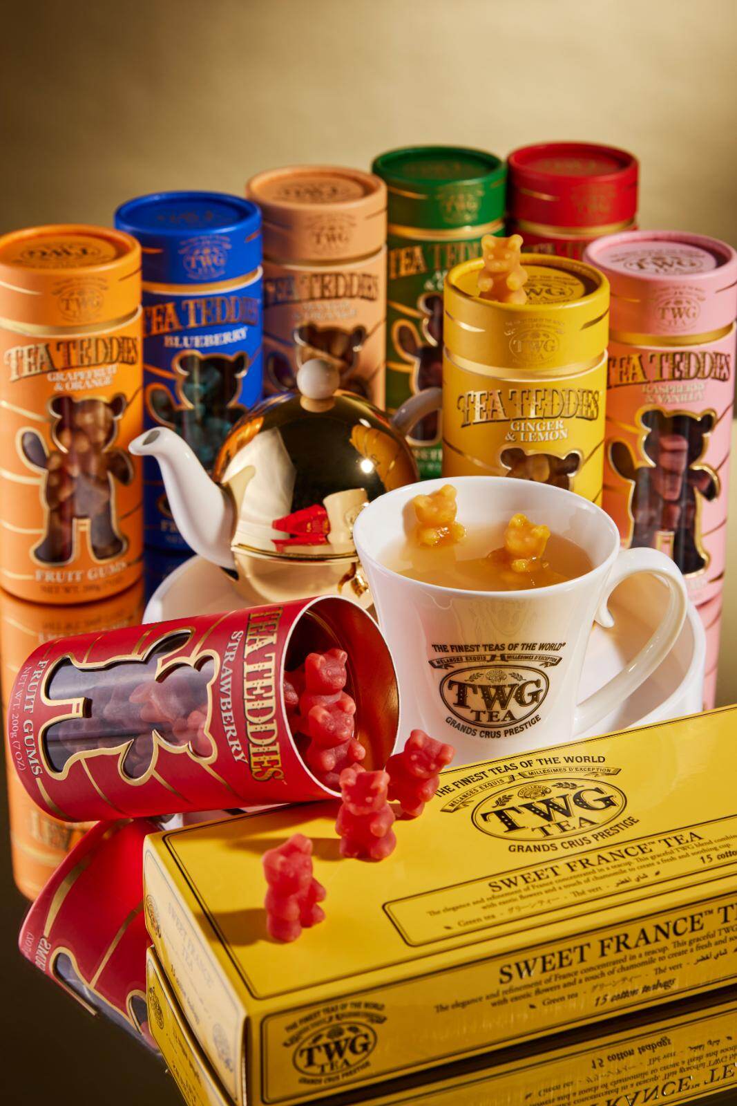 TWG Tea「テディベア型」フルーツグミ、お湯に入れると華やか“ホワイトティー”に変化｜写真7