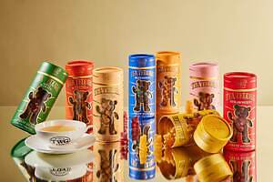 TWG Tea「テディベア型」フルーツグミ、お湯に入れると華やか“ホワイトティー”に変化