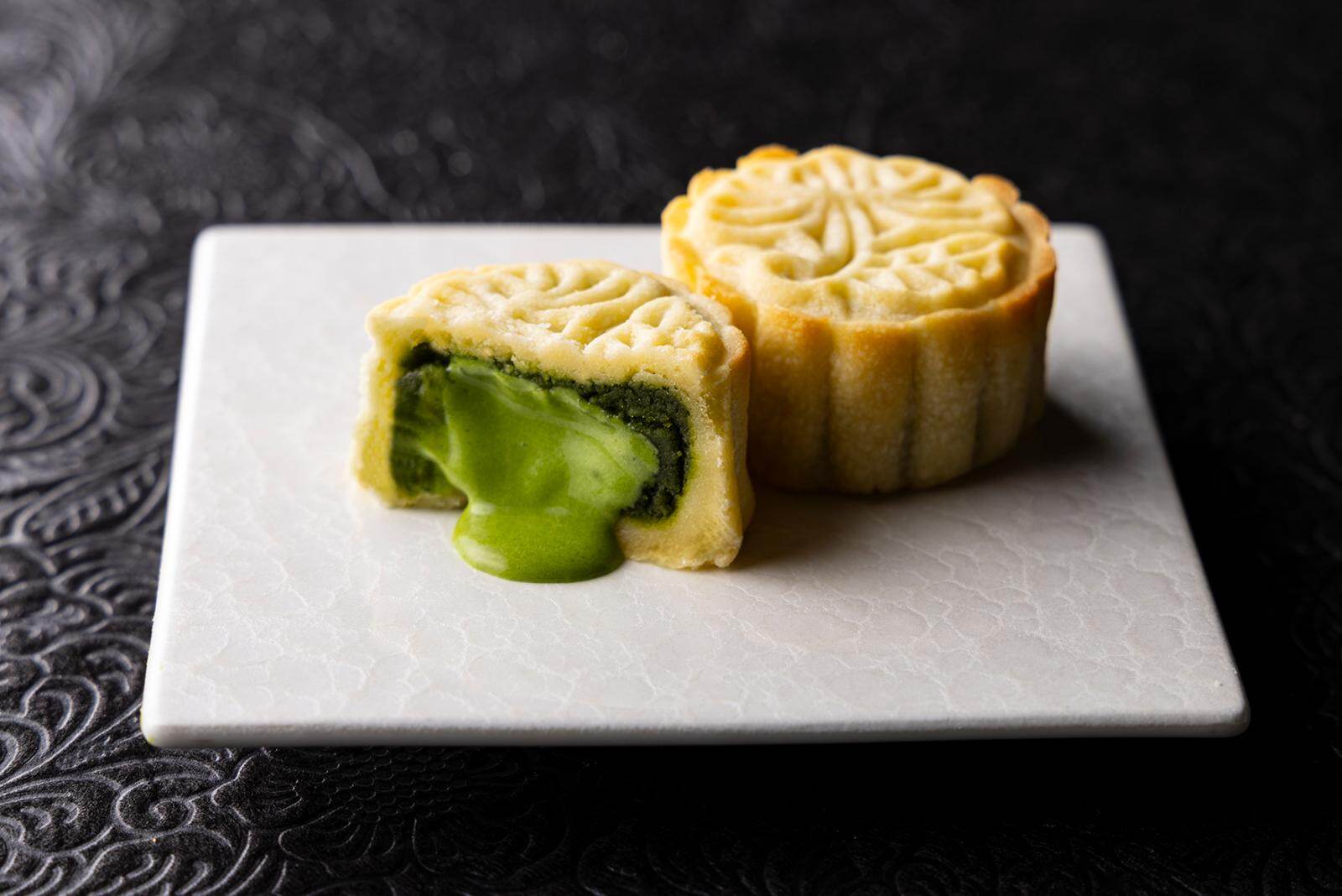 ヒルトン東京ベイ「中秋の名月」着想チャイニーズアフタヌーンティー、濃厚抹茶の月餅やモンブランパフェ｜写真3
