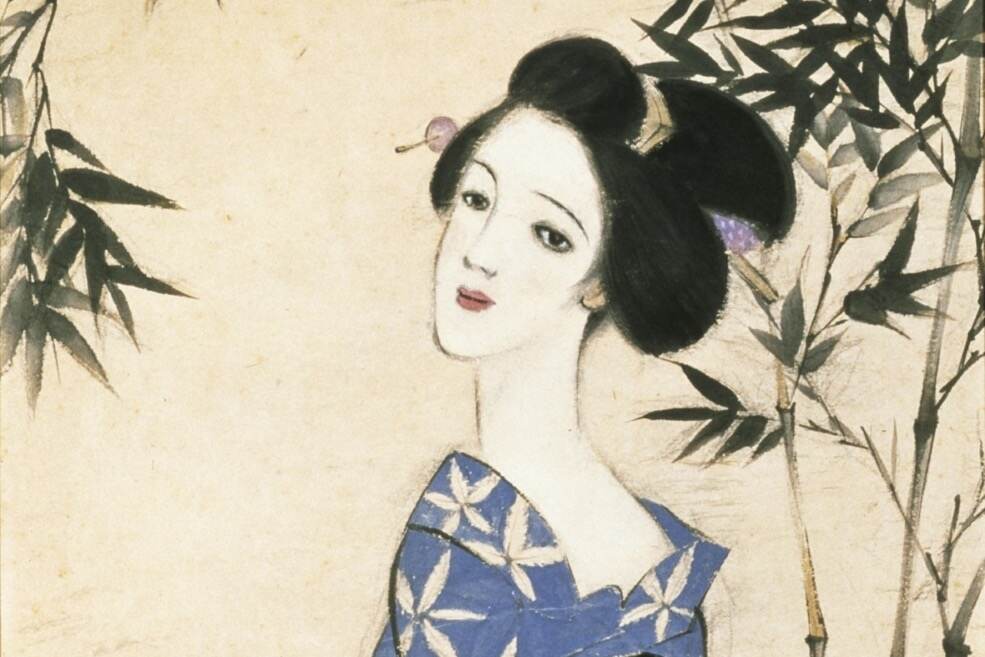 素描夢二の女 竹久夢二 夢みる女 | 絵画など美術品の販売と買取 | 東京・銀座