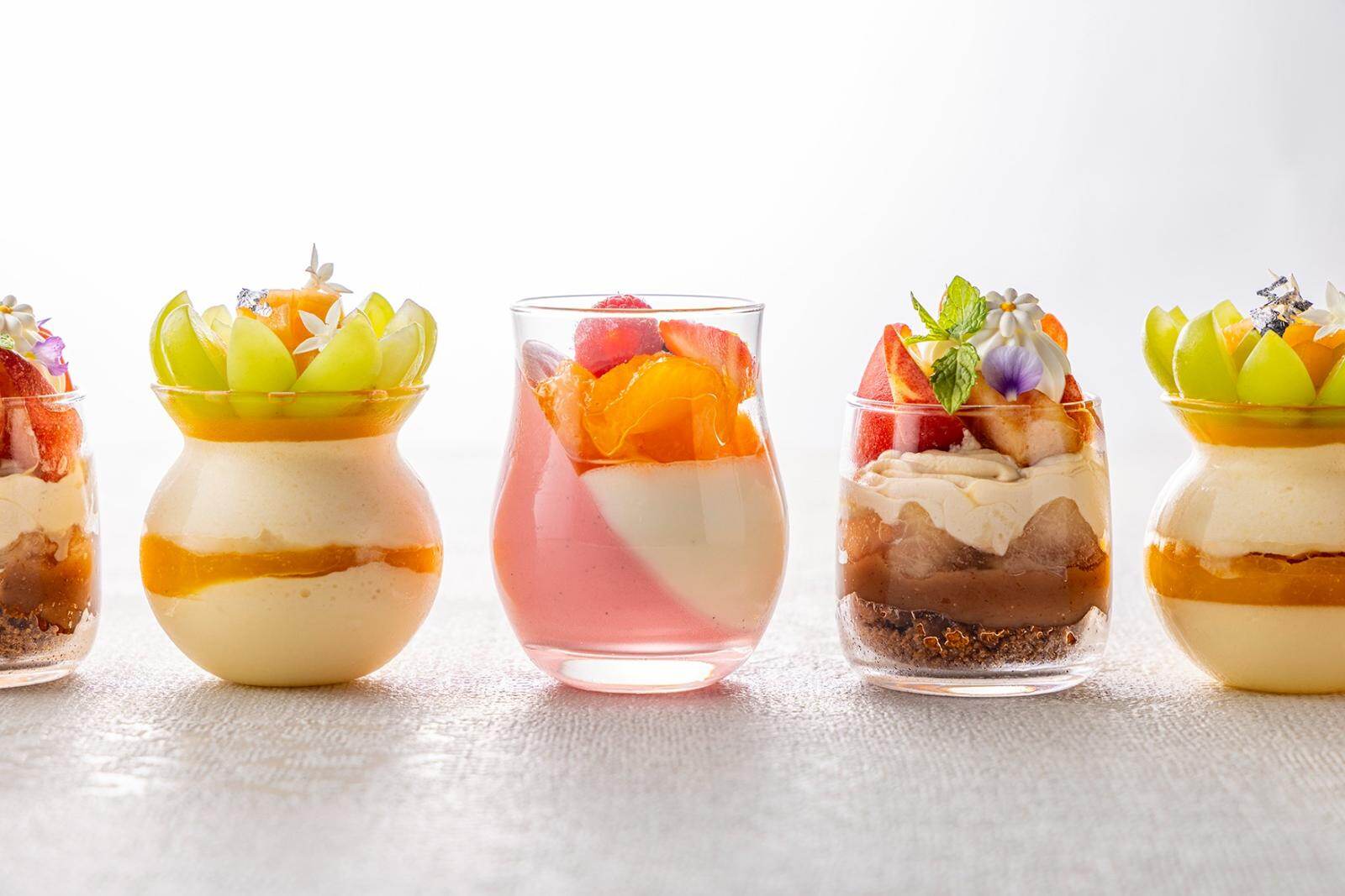 ビスキュイ｜ヒルトン東京のミニパフェをテイクアウトで、シャインマスカット×メロンやピーチマロンなど夏フルーツ