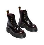 Dr. Martens ブラック ワークブーツ ジッパー付き ドクターマーチン“ジップ仕様”の「1460」ブーツ、ブラックソール