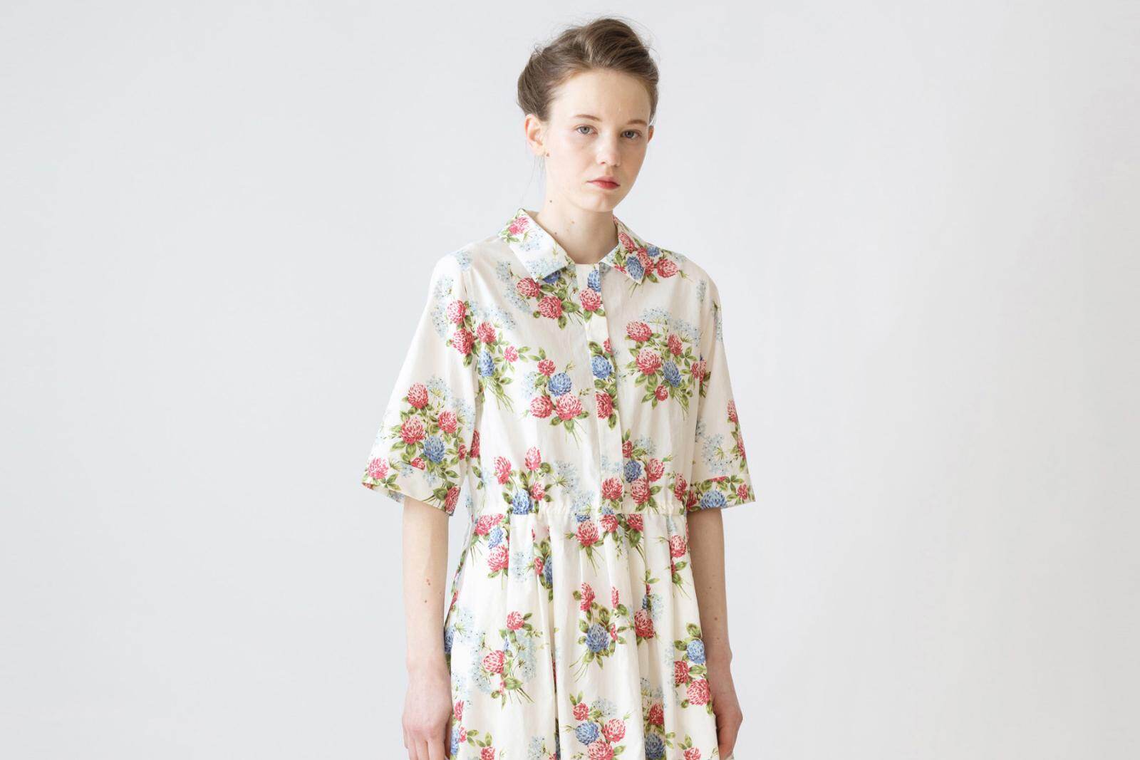 新品：Jane Marple ジェーンマープルドンルサロン 半袖 花柄 JaneMarple - ジェーンマープル janemaple 花柄 ワンピース