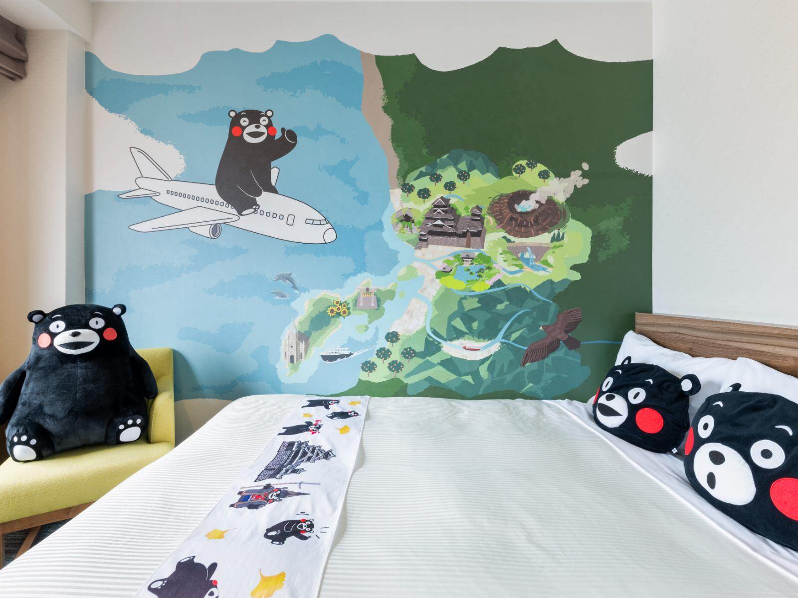 「くまモンとたのしむ空の旅」