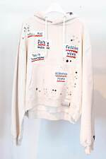 メゾン ミハラヤスヒロ“タグ付けNG”プリントスウェット＆落書き風パッチ付きシャツ｜写真13