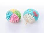三重名物“赤福”の和洋菓子店「五十鈴茶屋」大阪に、花火＆うちわの上生菓子や“夏の夕暮れ”映す羊羹｜写真1