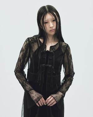TanakaDaisuke / 袖フリルスウェット tanakadaisuke トレーナー スウェット 「tanakadaisuke/タナカ