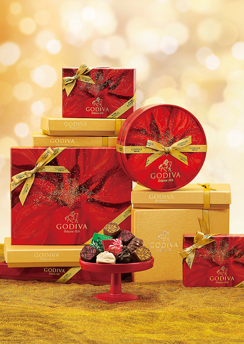 ゴディバが贈るクリスマスコレクション、サンタやツリーモチーフのチョコレートなど | 写真