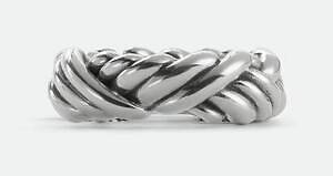 ボッテガ・ヴェネタ“編み込み”ジュエリー、ジルコニア付きリング＆シルバーブレスレット｜写真10