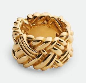 ボッテガ・ヴェネタ“編み込み”ジュエリー、ジルコニア付きリング＆シルバーブレスレット｜写真3