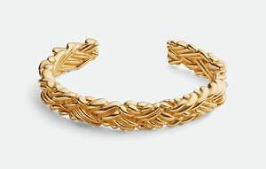 ボッテガ・ヴェネタ“編み込み”ジュエリー、ジルコニア付きリング＆シルバーブレスレット｜写真1