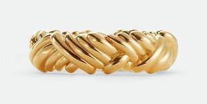 ボッテガ・ヴェネタ“編み込み”ジュエリー、ジルコニア付きリング＆シルバーブレスレット｜写真9