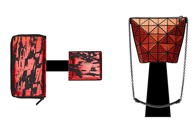 イッセイ ミヤケから日本の伝統色”洗朱”を使用した限定バッグや財布など