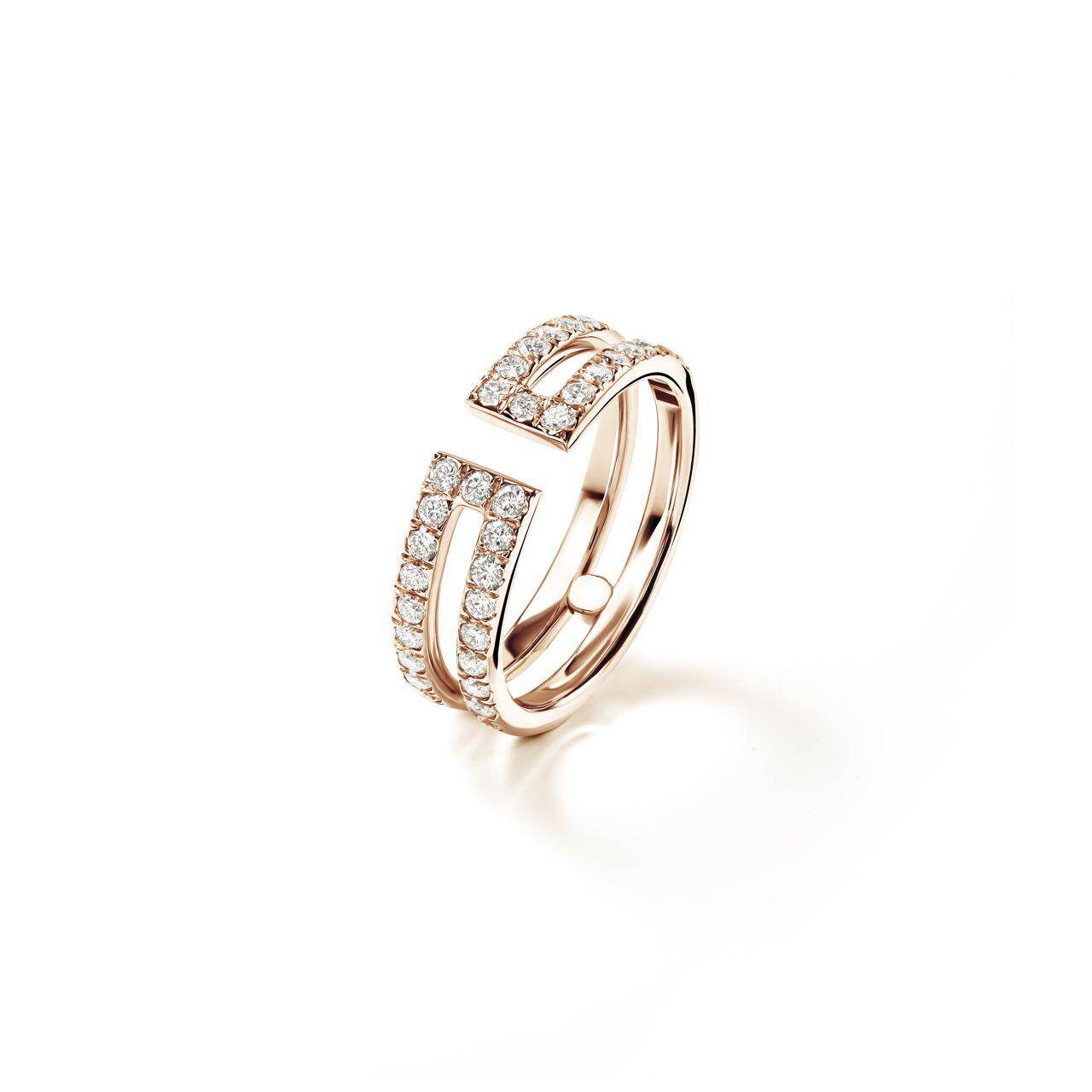 アリアンヌパヴェ 405,000円(ホワイトゴールド、ダイヤモンド)