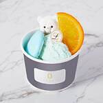 ルワンジュ東京“濃厚ジャージーミルク”のテイクアウトアイス、くまが乗るゴルゴンゾーラなど六本木限定で｜写真1