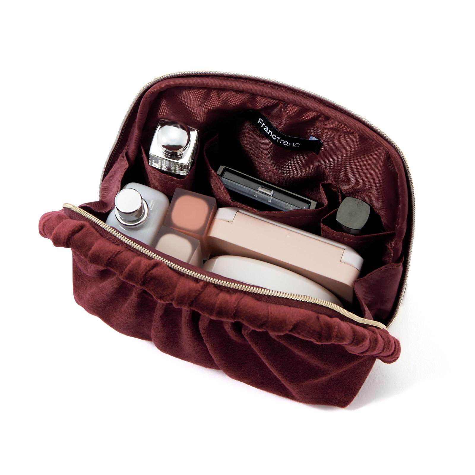 フランフラン秋色メイクツール、リボンを飾ったベロアポーチやヘアクリップも｜写真10