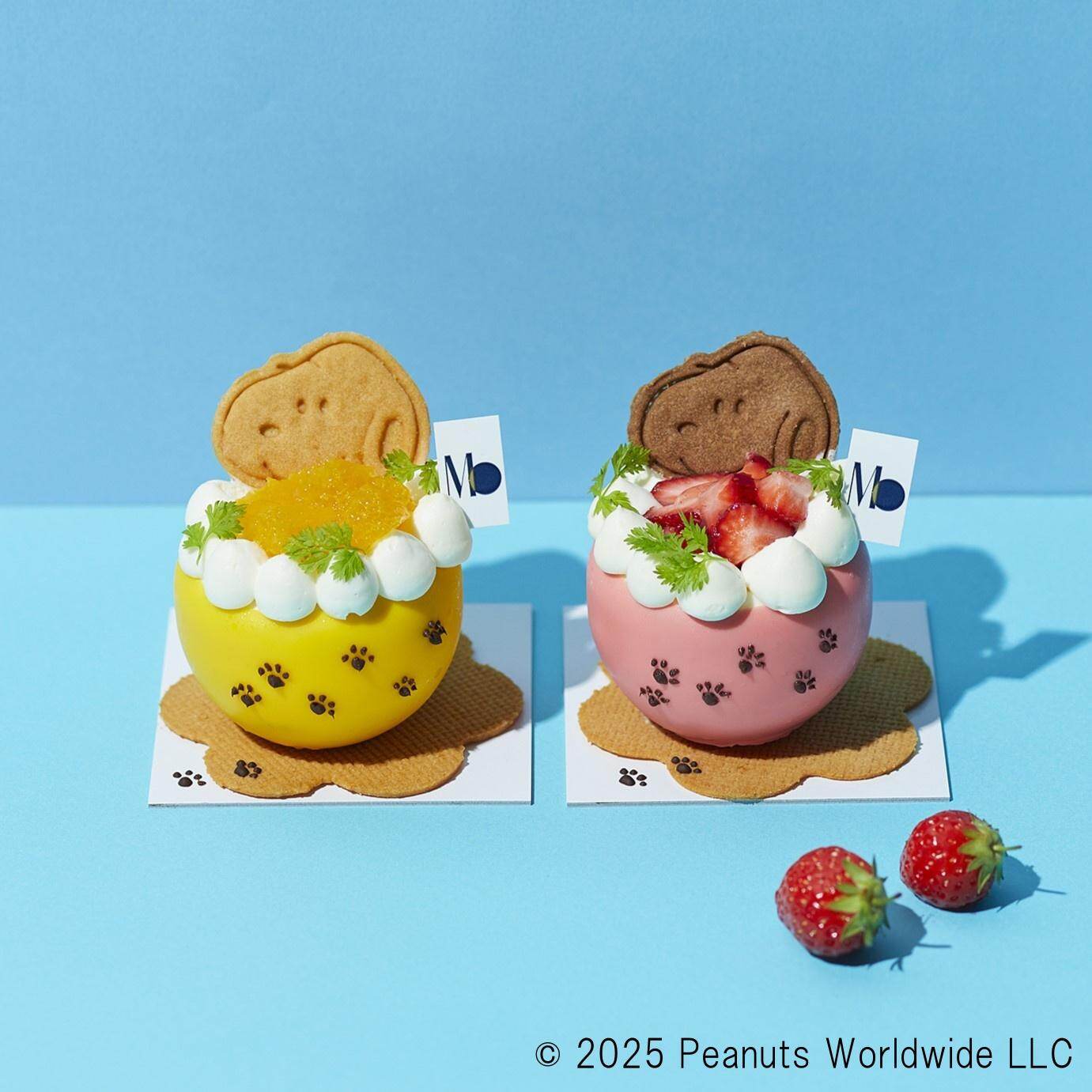 「マサヒコ オズミ パリ」スヌーピー フレーズ＆オランジュ 2個セット 2,160円 ※要オンライン事前予約、受付期間：8月5日(火)～23日(土)
店頭受取場所：阪急うめだ本店 地下1階 洋菓子売場