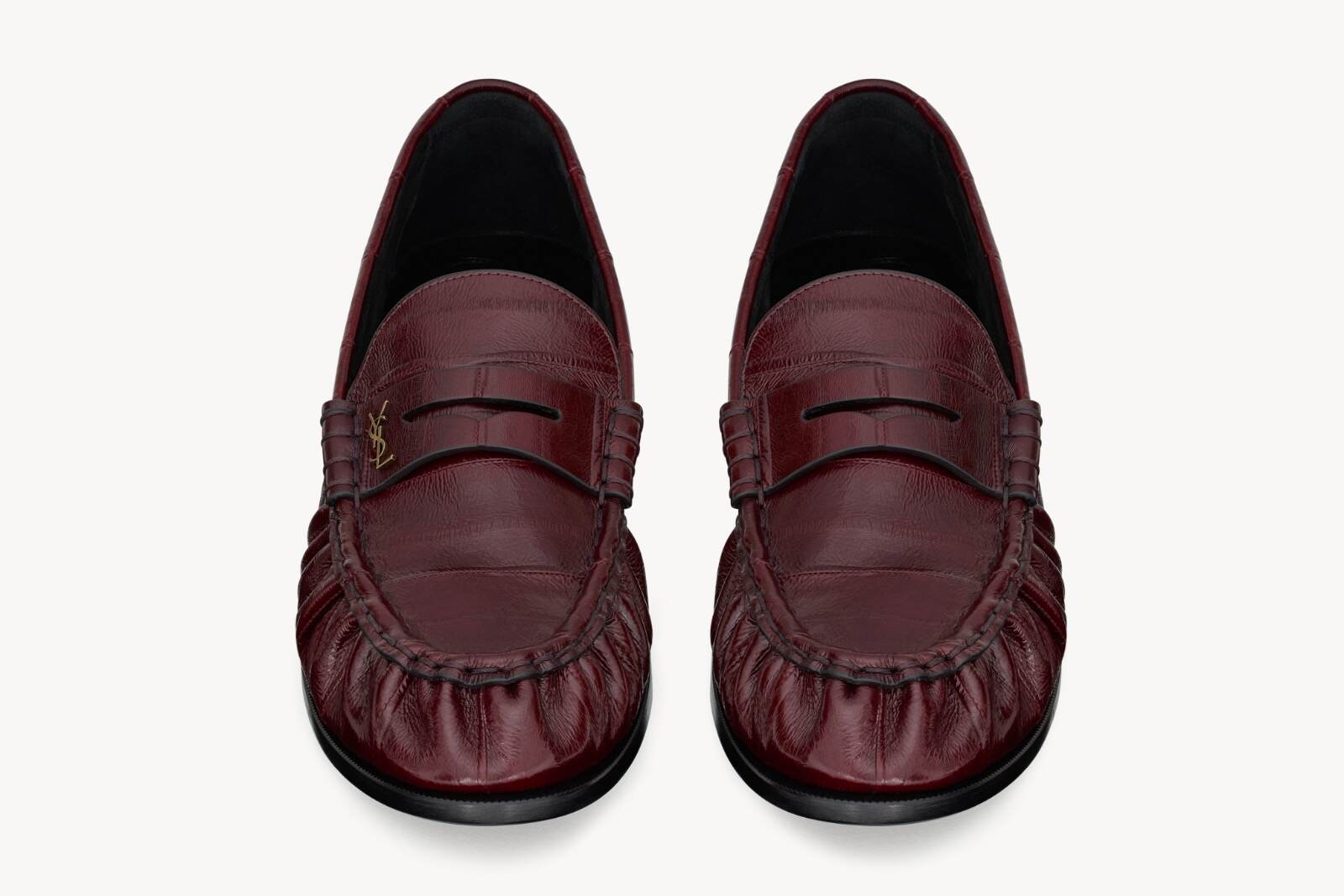 【箱無し】サンローラン チロリアンレザーシューズ SAINT LAURENT PARIS サンローランパリ チロリアンシューズ