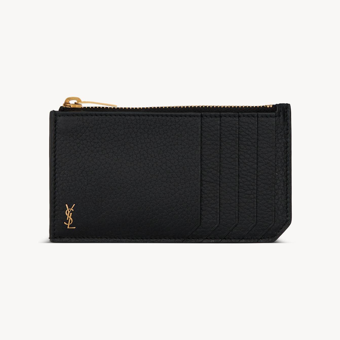 サンローランのメンズ財布、“YSLロゴ”華やぐ二つ折り財布＆艶や