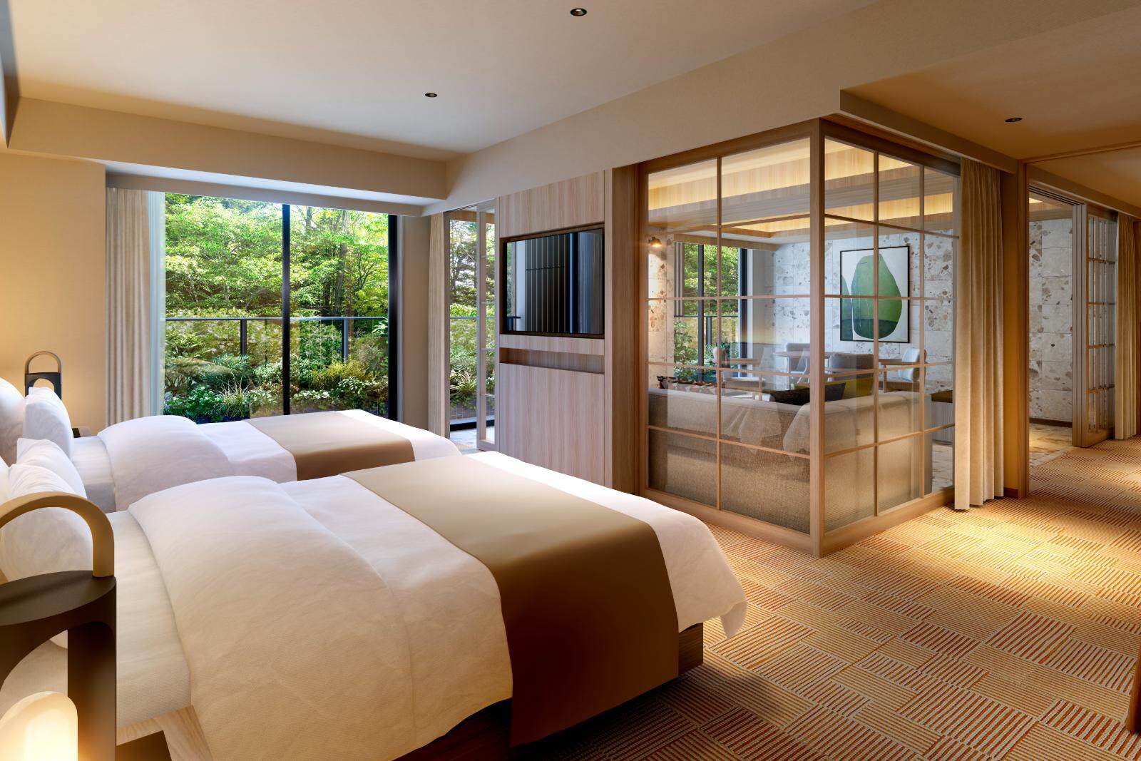 レストラン｜「グランディスタイル 旧軽井沢 ホテル＆リゾート」四季を感じるリュクスな客室、サウナ付き温泉大浴場も