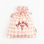 キャス キッドソン“手書き”のギンガムチェック雑貨、結べるリボン付きトートバッグ＆ポーチ｜写真14