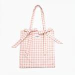 キャス キッドソン“手書き”のギンガムチェック雑貨、結べるリボン付きトートバッグ＆ポーチ｜写真11