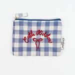 キャス キッドソン“手書き”のギンガムチェック雑貨、結べるリボン付きトートバッグ＆ポーチ｜写真18