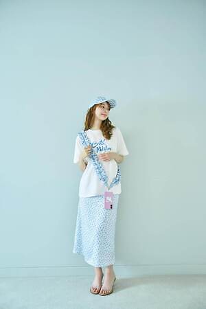 キャス キッドソン“手書き”のギンガムチェック雑貨、結べるリボン付きトートバッグ＆ポーチ｜写真9