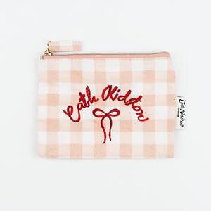 キャス キッドソン“手書き”のギンガムチェック雑貨、結べるリボン付きトートバッグ＆ポーチ｜写真17