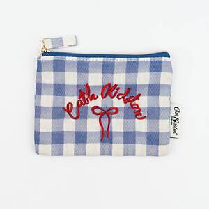 キャス キッドソン“手書き”のギンガムチェック雑貨、結べるリボン付きトートバッグ＆ポーチ｜写真18