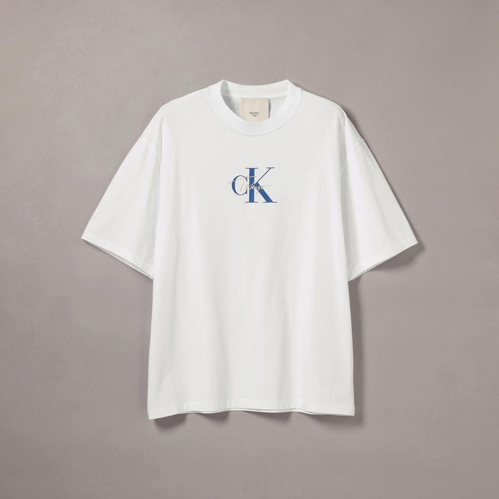 カルバンクライン原宿オープン限定Tシャツ M Calvin Klein (カルバンクライン) 綿100％ サークル ロゴ