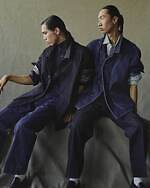 イレニサ“エポーレット付き”軽やかウールのブルゾン＆柔らかなブリーチのデニムスラックス｜写真5