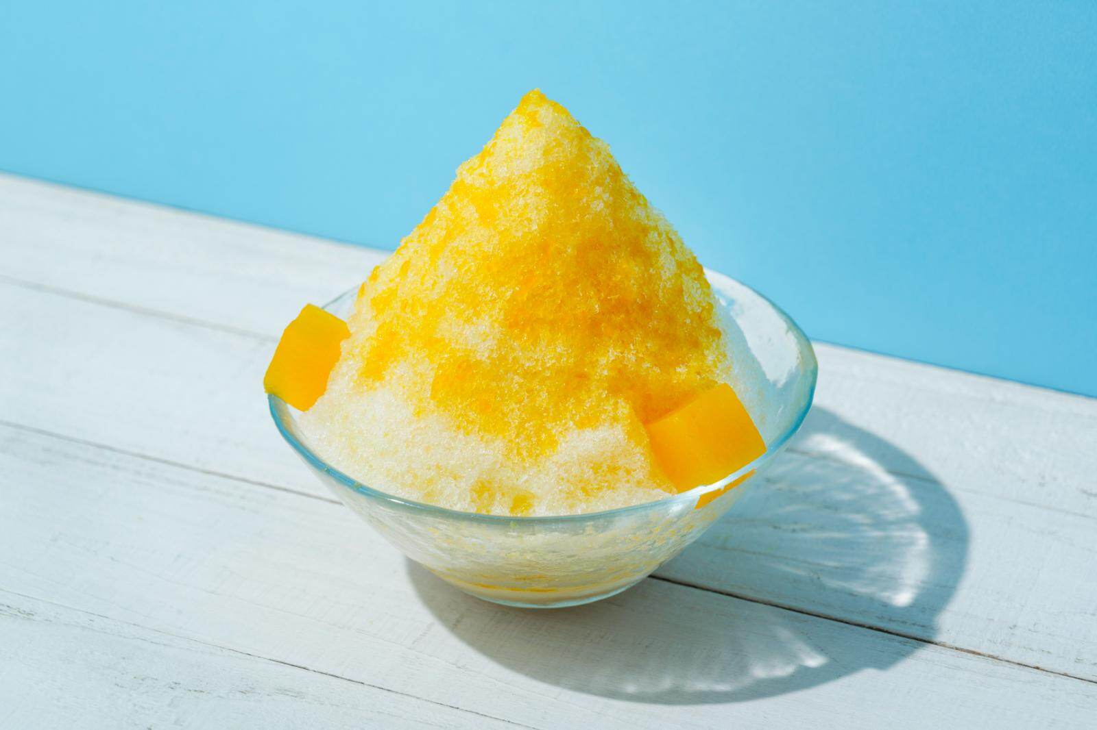 東京ミッドタウン「ひんやりスイーツ」”日向夏×白餡”かき氷やひまわり着想のプレート