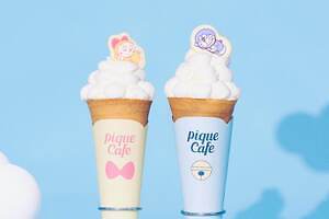 ジェラート ピケ カフェ“すやすや眠る”「ドラえもん」ひんやりスイーツ、どら焼き風クレープなど