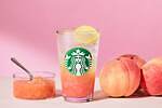 スターバックス(Starbucks Coffee) ヘブンリー ピーチ フラペチーノ｜写真3