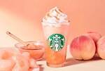 スターバックス(Starbucks Coffee) ヘブンリー ピーチ フラペチーノ｜写真2