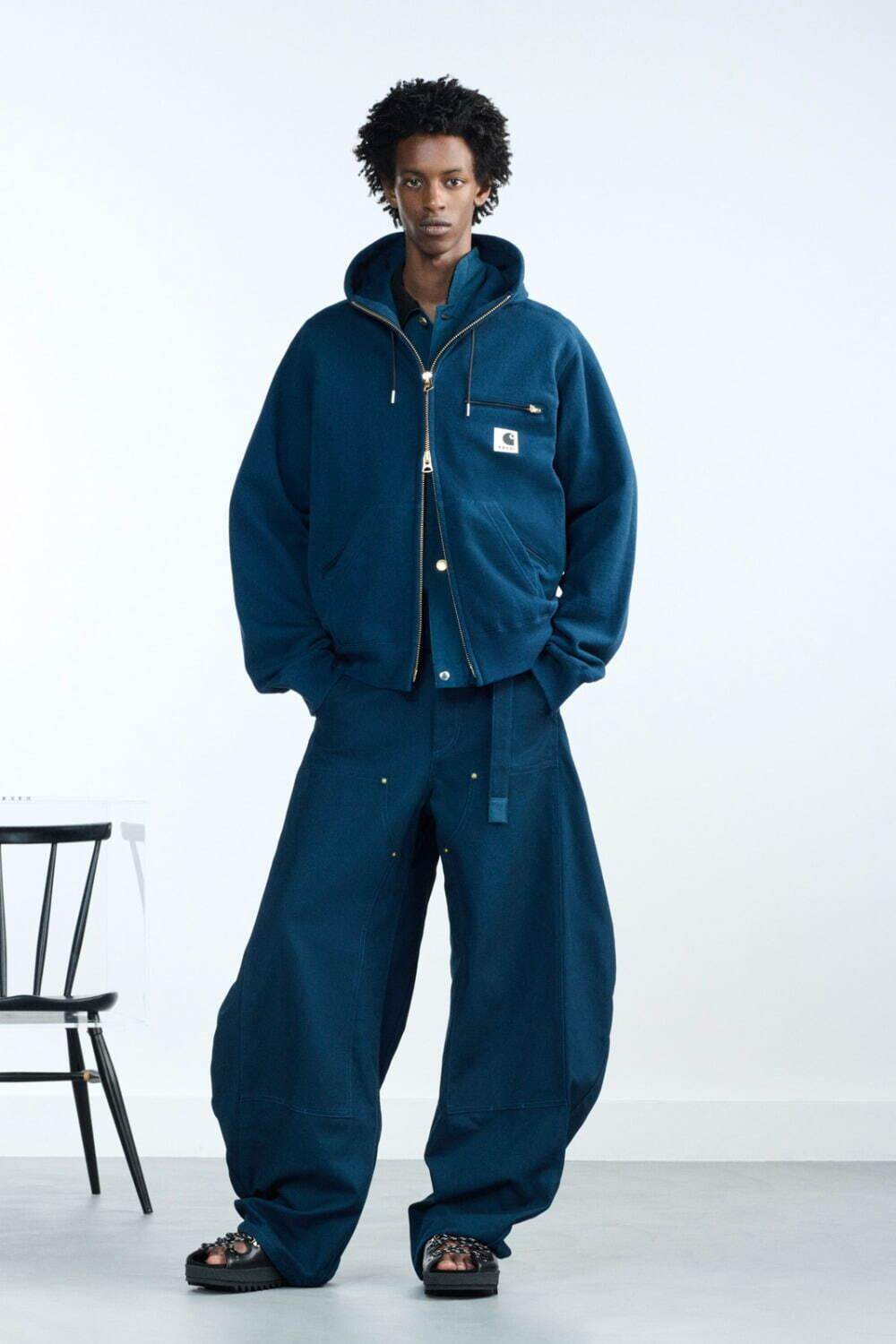 sacai×カーハート WIPコラボ第4弾、“キャンバス地”ブレザー風