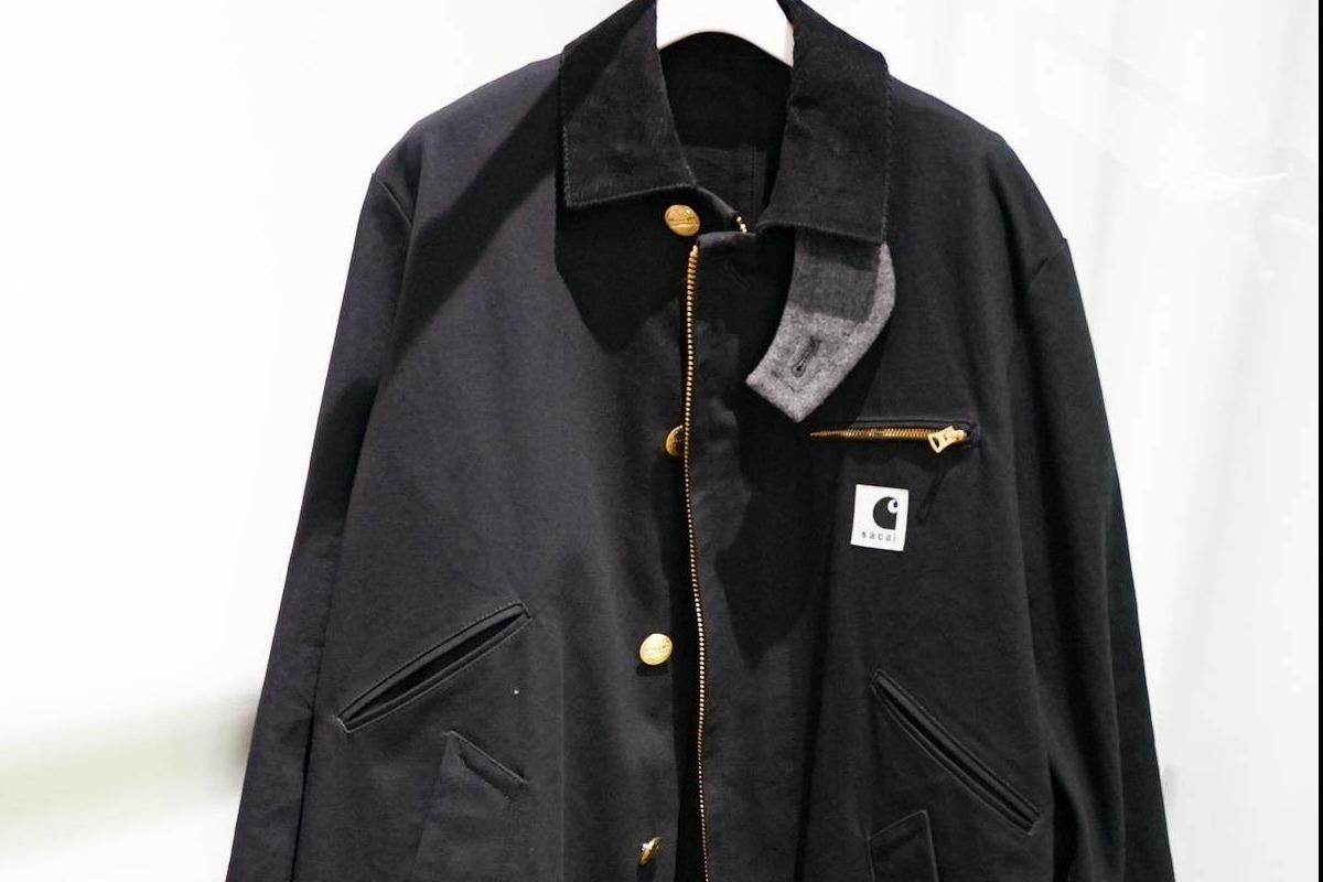 sacai×カーハート WIPコラボ第4弾、“キャンバス地”ブレザー風ジャケット＆ダブルニーパンツなど｜写真8