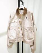 sacai×カーハート WIPコラボ第4弾、“キャンバス地”ブレザー風ジャケット＆ダブルニーパンツなど｜写真4