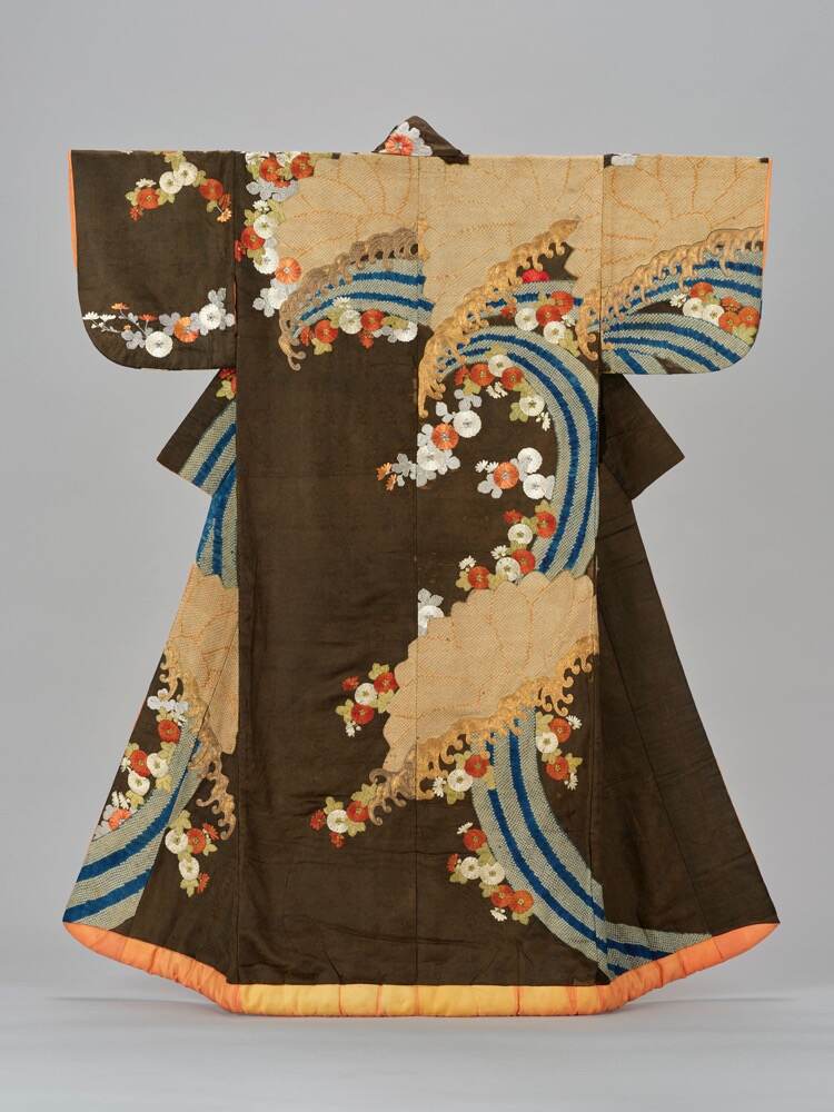 重要文化財 《菊水模様小袖》 国立歴史民俗博物館蔵 野村正治郎衣裳コレクション