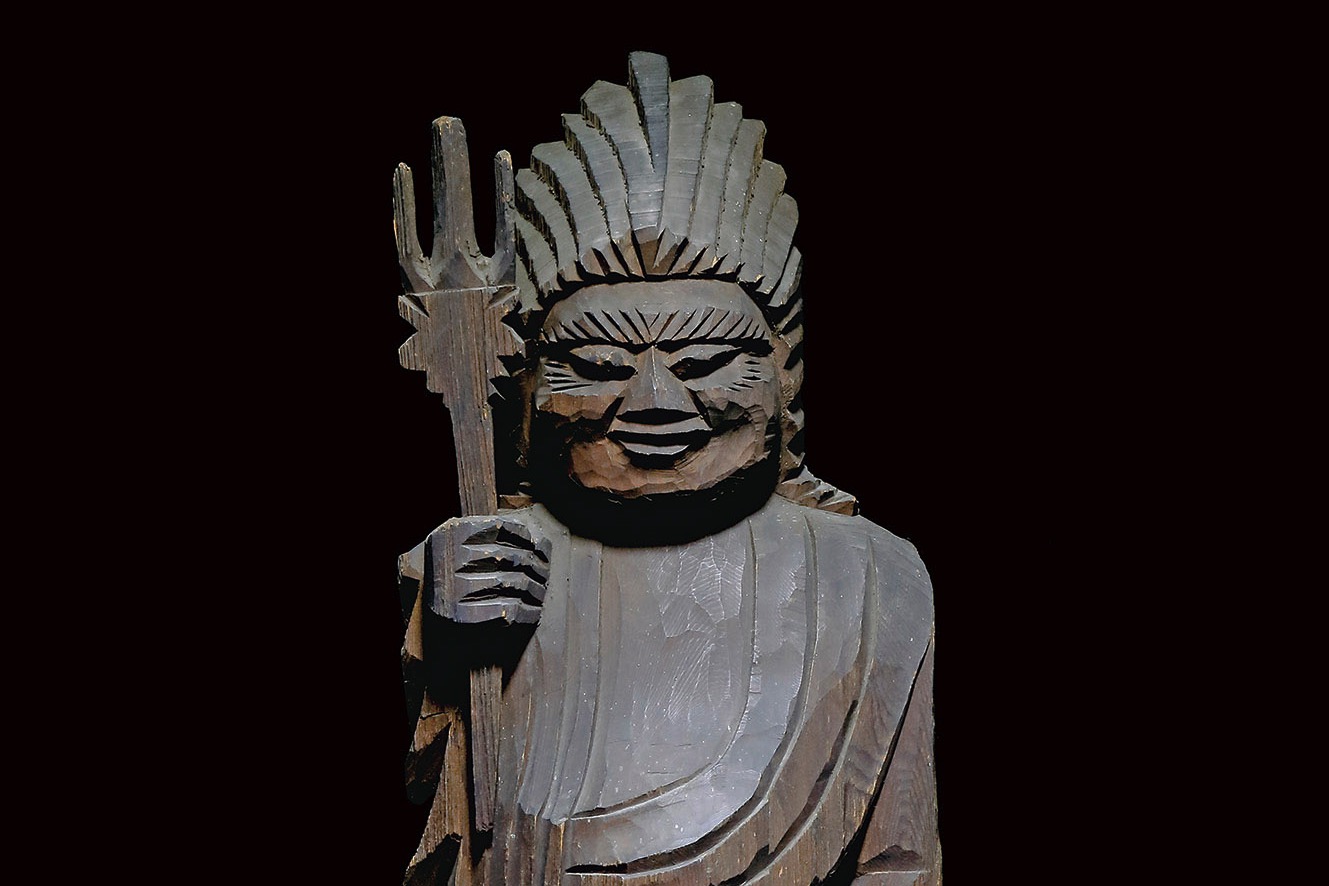 木彫の神仏像を残した僧・円空の展覧会が京都で、素朴で力強い円