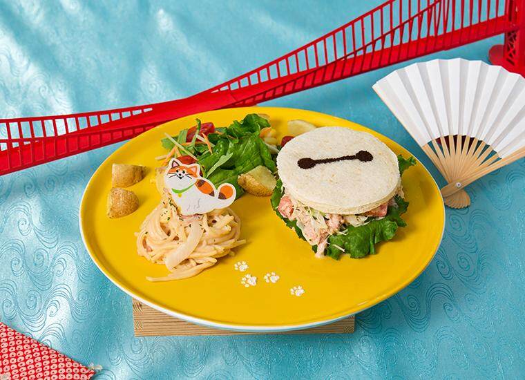 ディズニー「ベイマックス」カフェ”顔型”サンドイッチ＆力士姿のドリンク、東京・愛知・大阪で｜写真2