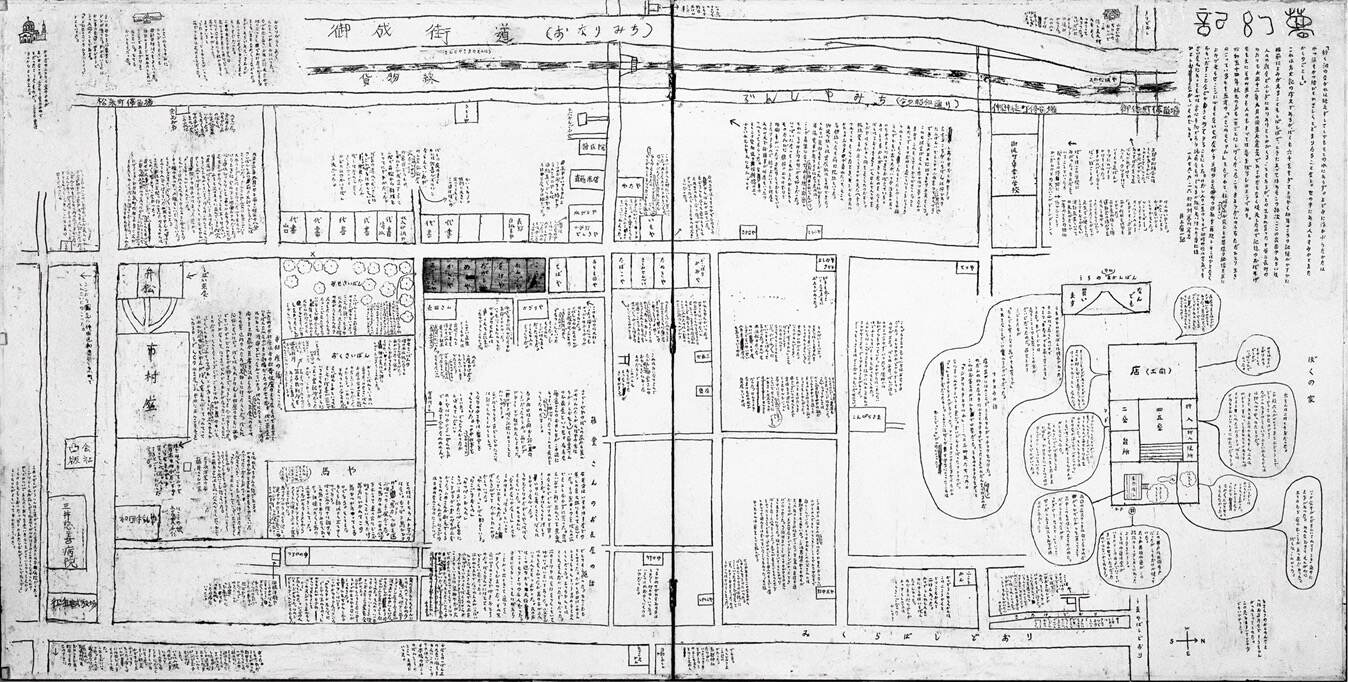 井上有一 《夢幻記》 ベニヤ板・油彩 1979年 個人蔵 © UNAC TOKYO