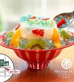 “金魚の羊羹”が浮かぶかき氷＆金魚アート鑑賞のセットプラン、アートアクアリウム美術館 GINZAで｜写真2